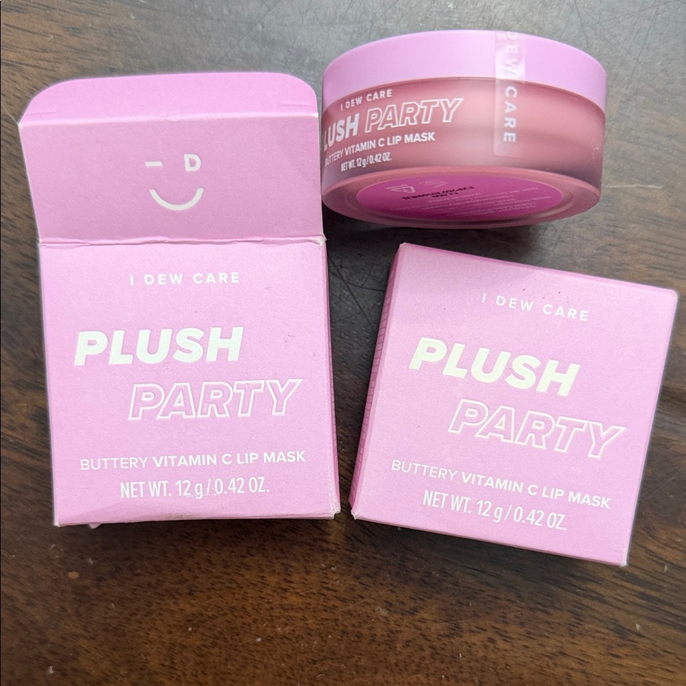 Plush Party Buttery Vitamin C Lip‎ Mask - 2 pack